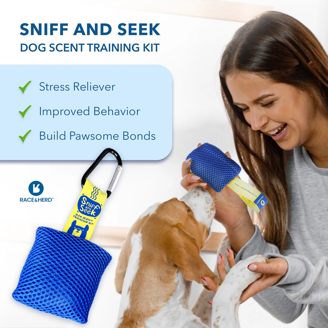 Sniff and Seek | Dog Scent Kit Game | Scent Training for Dogs