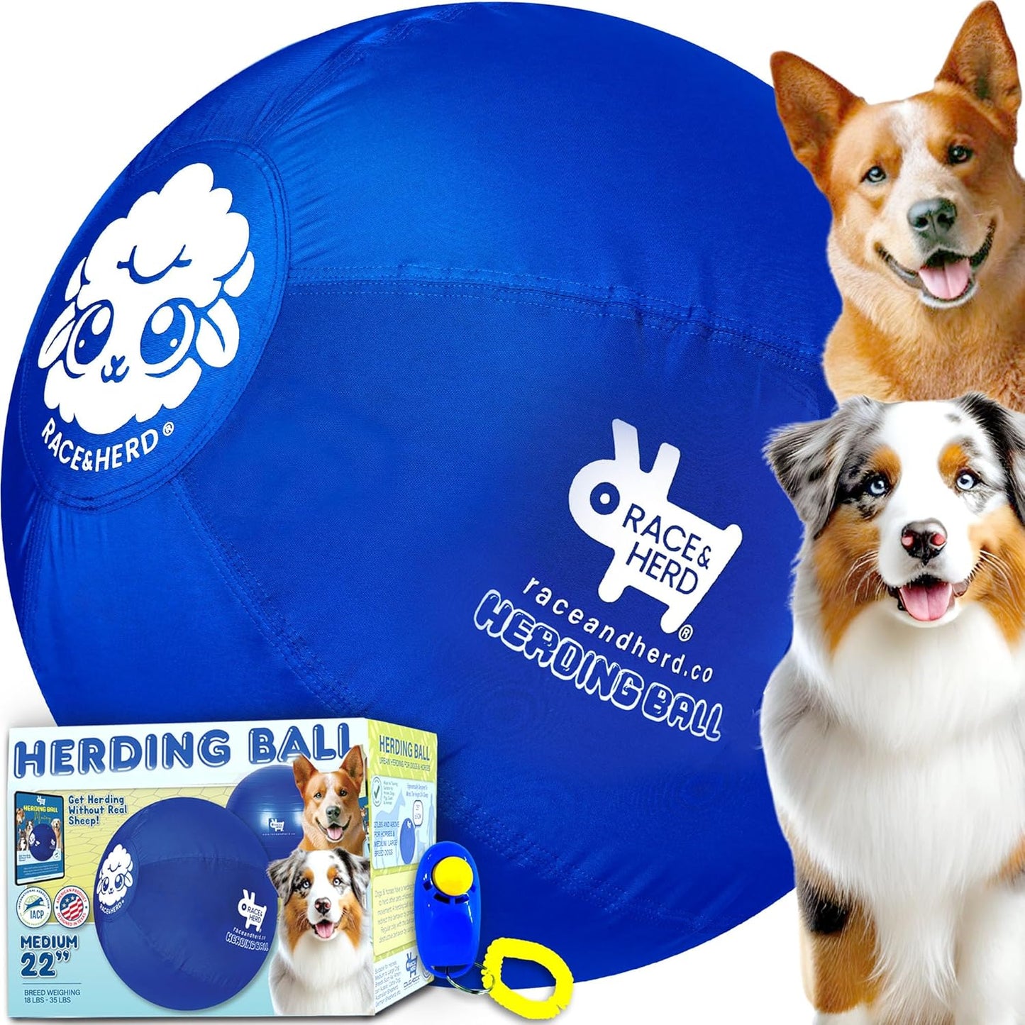 22" Herding Ball for Dogs | Medium