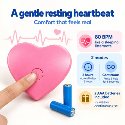 CuddleBun Heartbeat Puppy Toy Sleep Aid — Cuddler Pillow (Sky)
