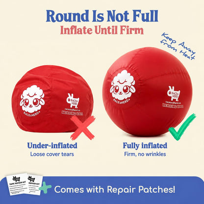 Herding Ball for Dogs — Small 18" (Cherry)