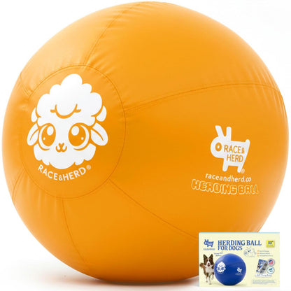 Herding Ball for Dogs — Medium 22" (Yellow)