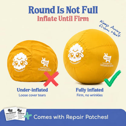 Herding Ball for Dogs — Medium 22" (Yellow)