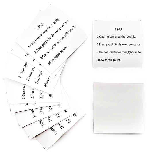 10 Pcs TPU Patch Repair Kit — Clear Peel and Stick Tape