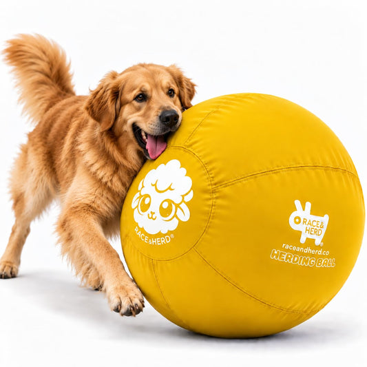Herding Ball for Dogs — XLarge 30" (Yellow)