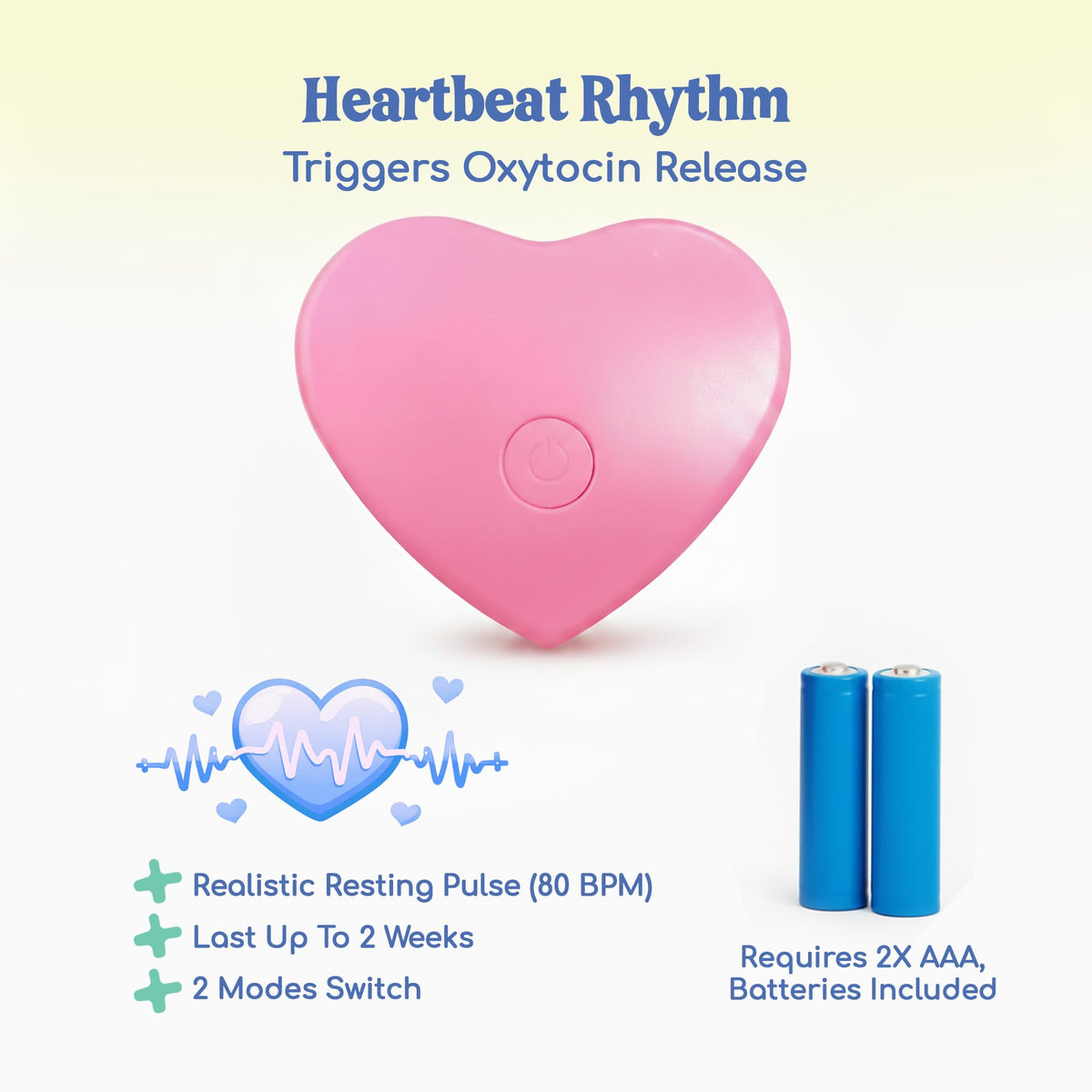 CuddleBun Heartbeat Puppy Toy Sleep Aid — Cuddler Pillow (Cocoa)