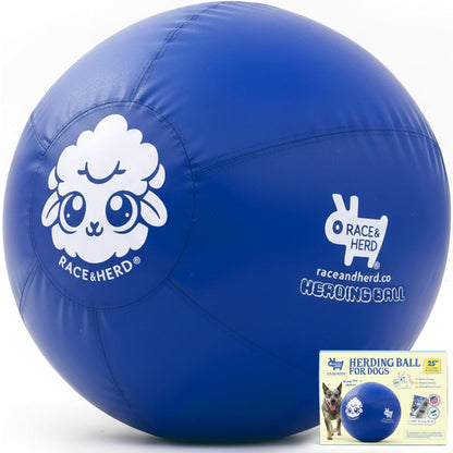 Herding Ball for Dogs — Large 25" (Blue)