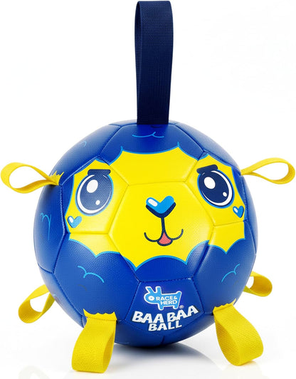 BaaBaa Ball |  Dog Soccer Ball With Tabs