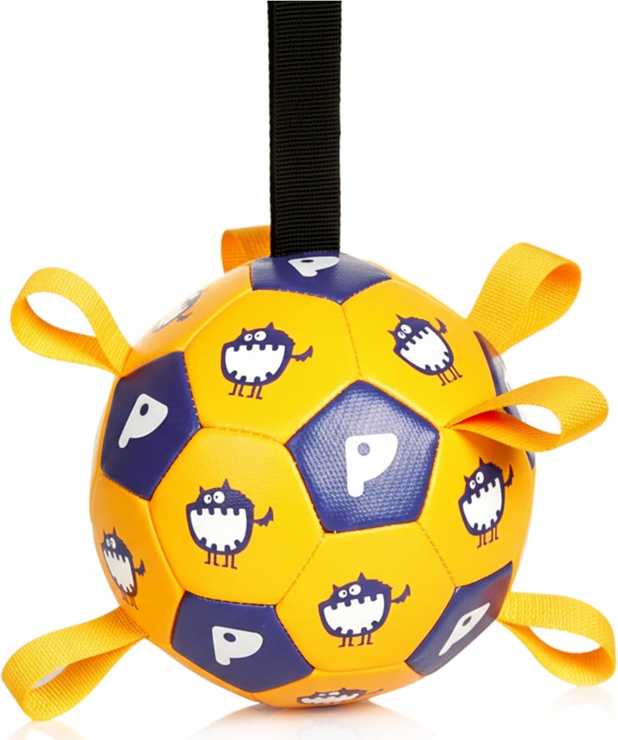 BaaBaa Ball |  Dog Soccer Ball With Tabs