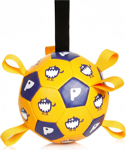BaaBaa Ball |  Dog Soccer Ball With Tabs