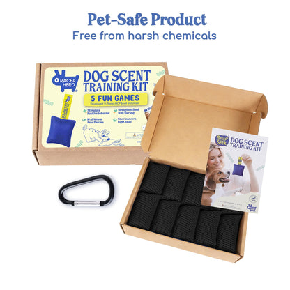 Original Dog Scent Training Kit — 10 Pcs Pouches Nosework Set (Onyx)
