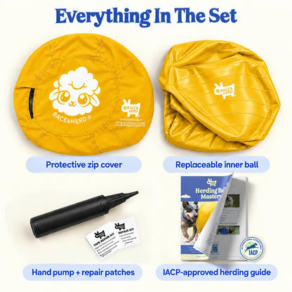 Herding Ball for Dogs — XLarge 30" (Yellow)