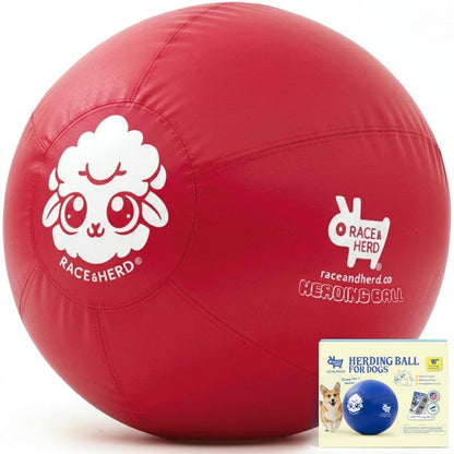 Herding Ball for Dogs — Small 18" (Cherry)