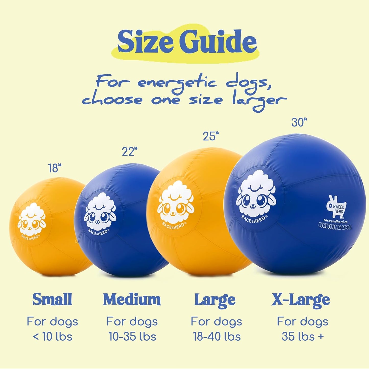 22" Herding Ball for Dogs | Medium