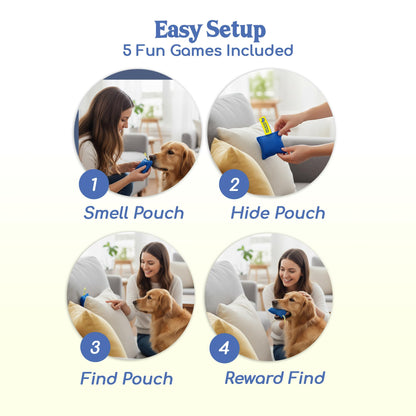 Original Dog Scent Training Kit — 10 Pcs Pouches Nosework Set (Onyx)