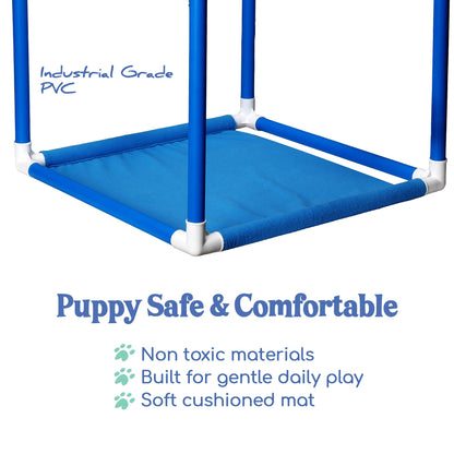 Puppy Play Gym — Small Dog Jungle Activity Mat 19.5" (Ocean)