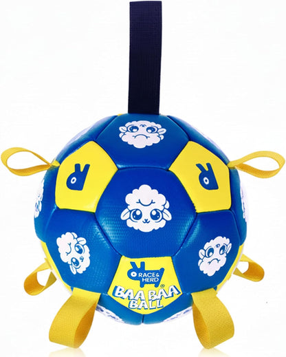 BaaBaa Ball |  Dog Soccer Ball With Tabs