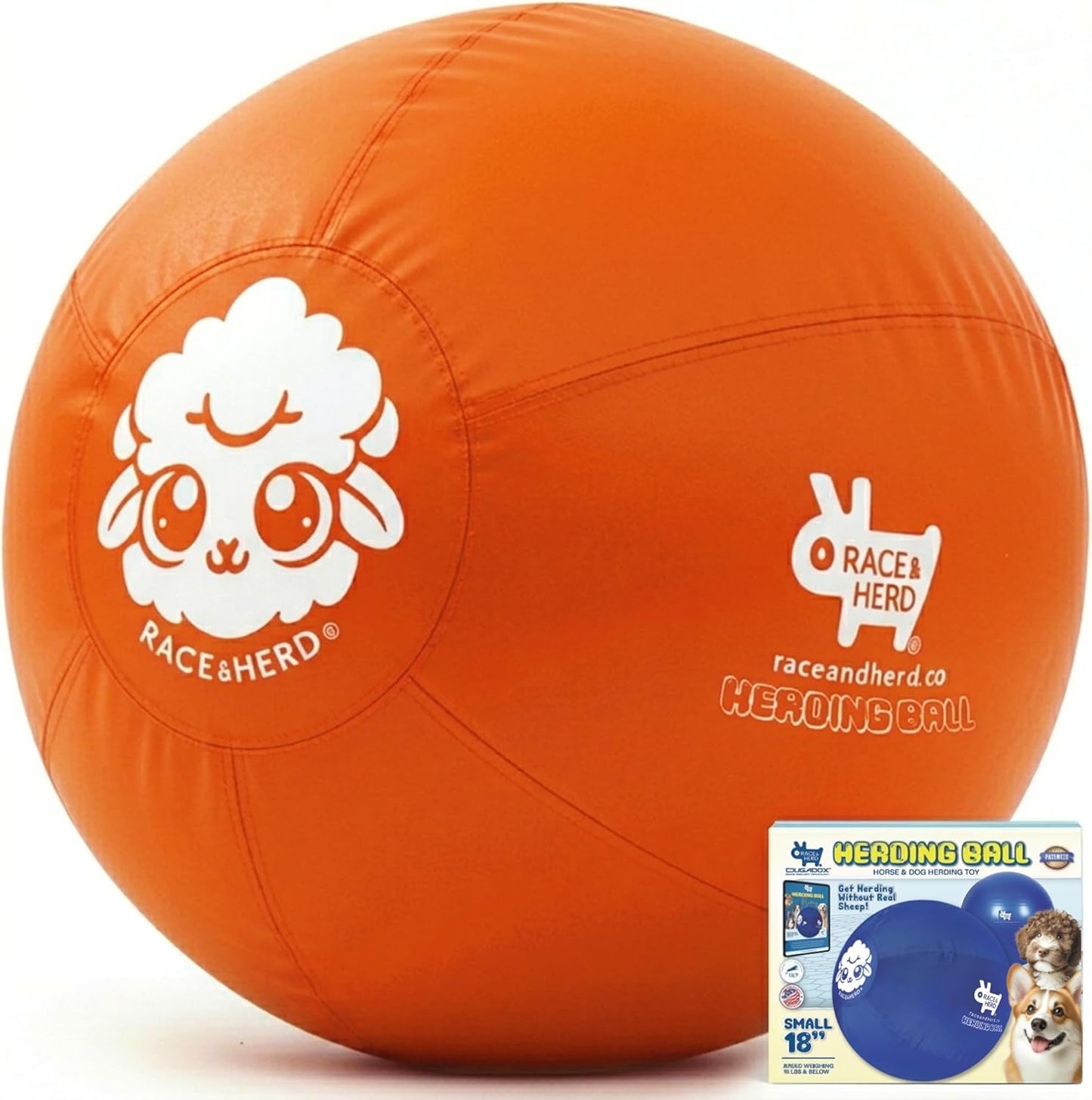 18" Herding Ball for Dogs | Small