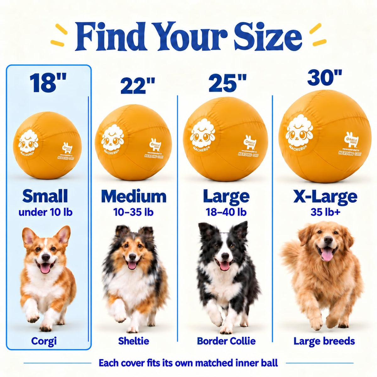 Herding Ball for Dogs — Small 18"