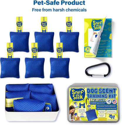 Sniff and Seek | Dog Scent Kit Game | Scent Training for Dogs