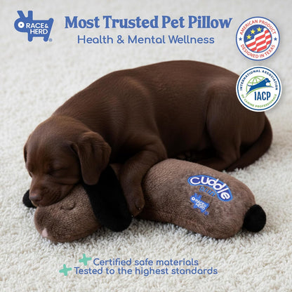 CuddleBun | Puppy Heartbeat Toy Sleep Aid - Cocoa