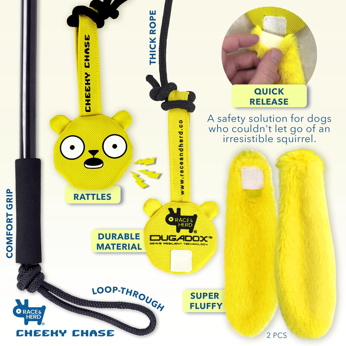 Flirt Pole Dog Toy
