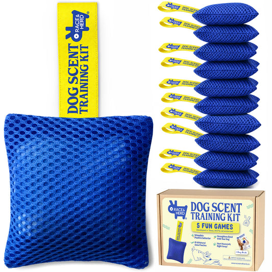 Original Dog Scent Training Kit — 10 Pcs Pouches Nosework Set (Ocean)