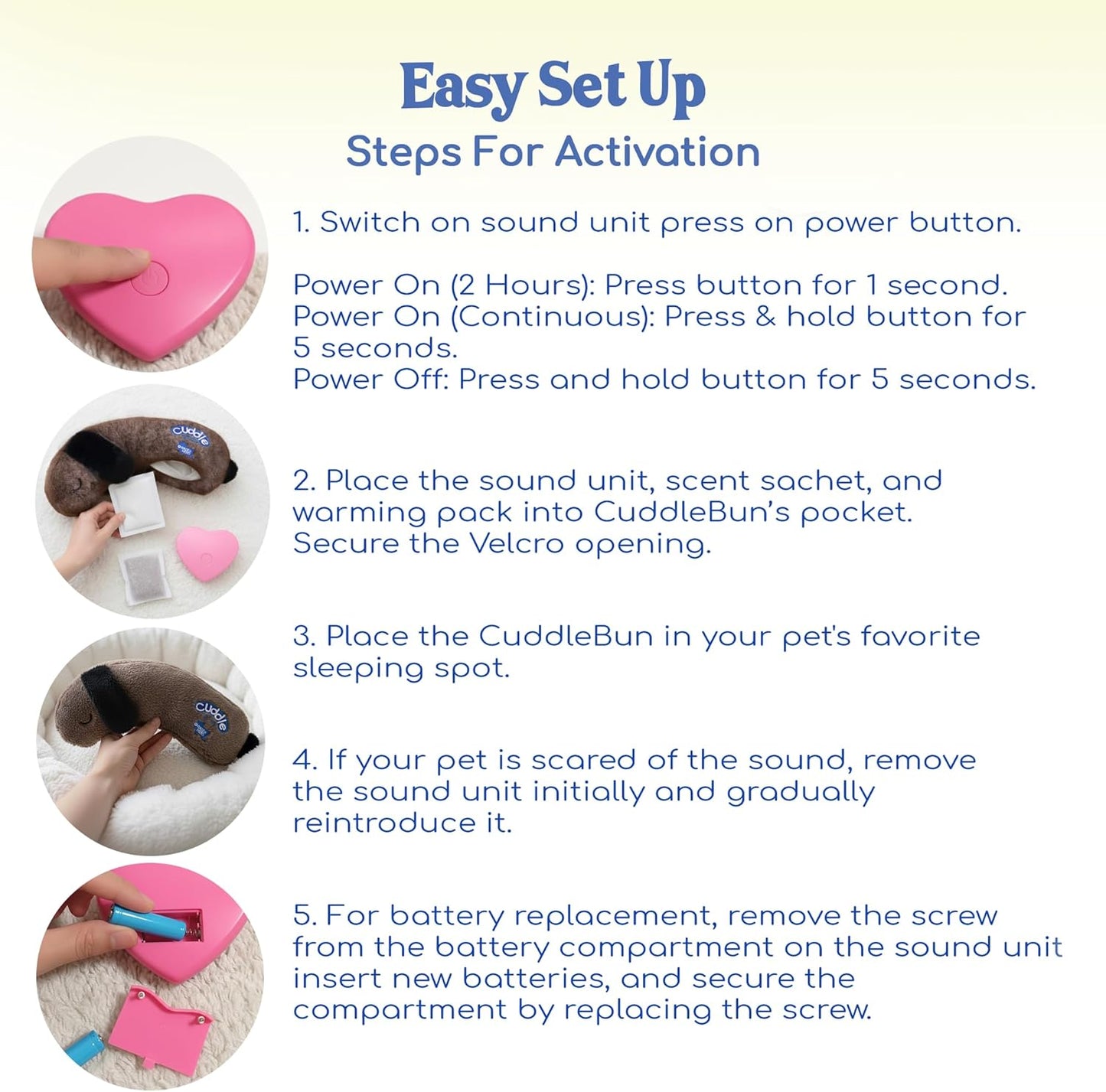 CuddleBun | Puppy Heartbeat Toy Sleep Aid - Cocoa