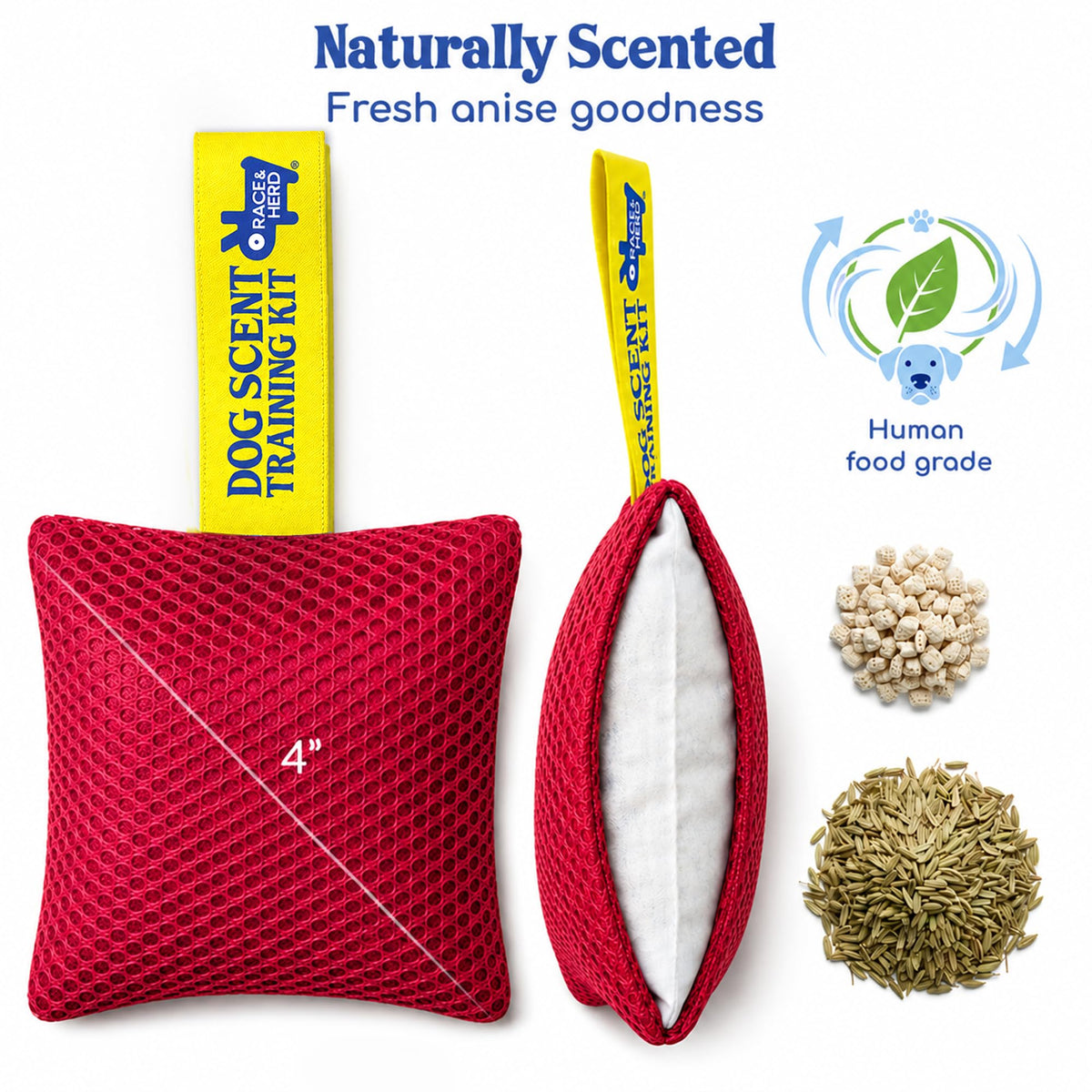 Original Dog Scent Training Kit — 10 Pcs Pouches Nosework Set (Cherry)