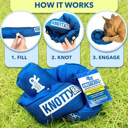 Knotty Ball Snuffle Ball for Dogs