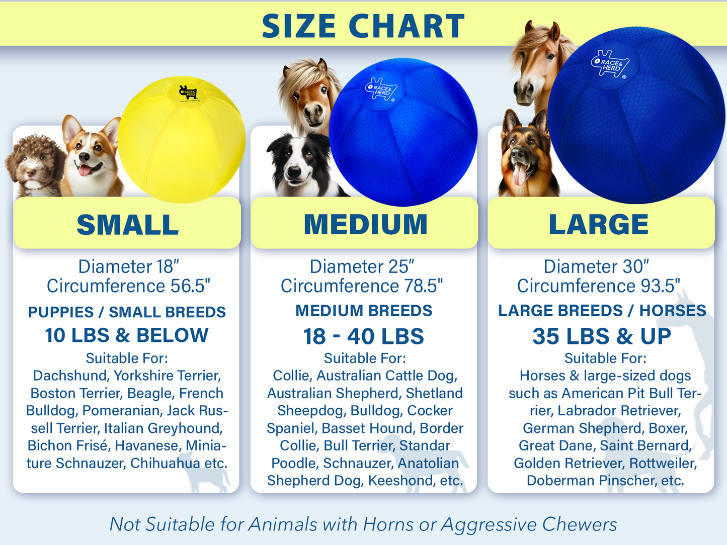 25" Herding Ball for Dogs and Horses | Medium