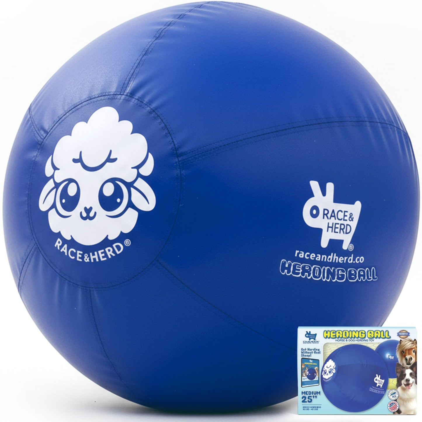 25" Herding Ball for Dogs | Medium
